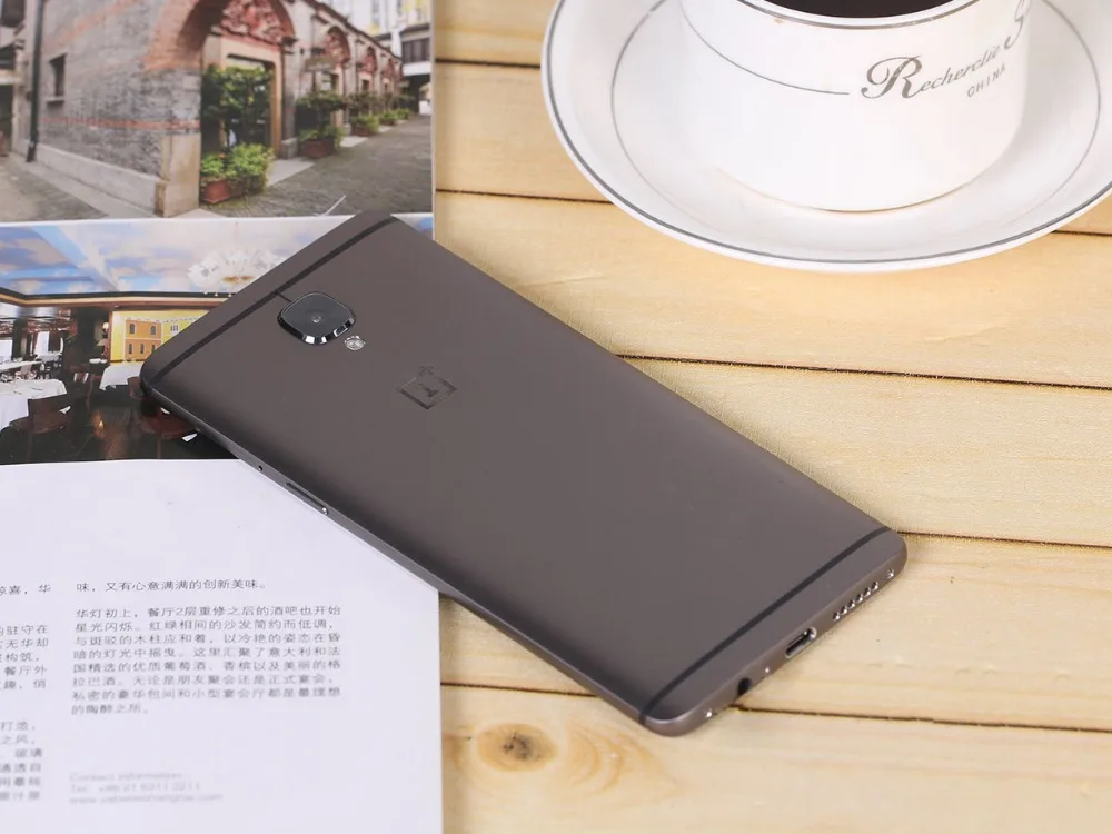 Открыть оригинальную версию Oneplus 3T Android смартфонами 5," 6 ГБ Оперативная память 64 Гб Две сим-карты, определение отпечатка пальца 1920*1080 мобильный телефон