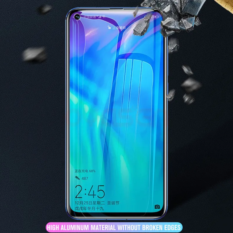 9D полное покрытие закаленное стекло для Huawei P Smart Plus 2019 2018 2017 Z Защитная пленка всех