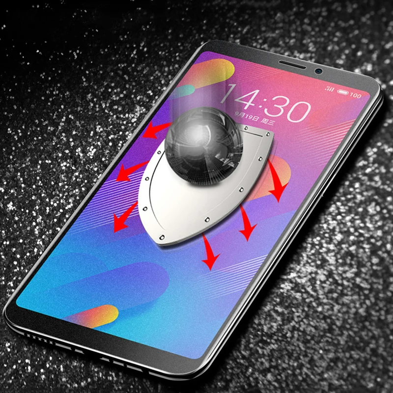 EXUNTON для Meizu Note 8 переднее полное покрытие 9H матовая поверхность с защитой от отпечатков пальцев матовое Закаленное стекло Защитная пленка для экрана