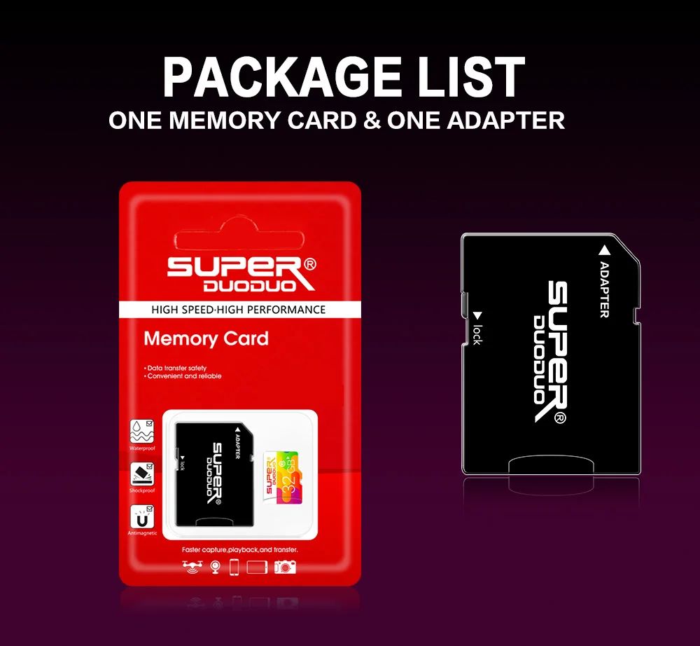 Карта памяти micro sd, класс 10, 8 ГБ, 16 ГБ, 32 ГБ, 64 ГБ, 128 ГБ, карта памяти micro sd, карта памяти cartao de memoria, бесплатный адаптер