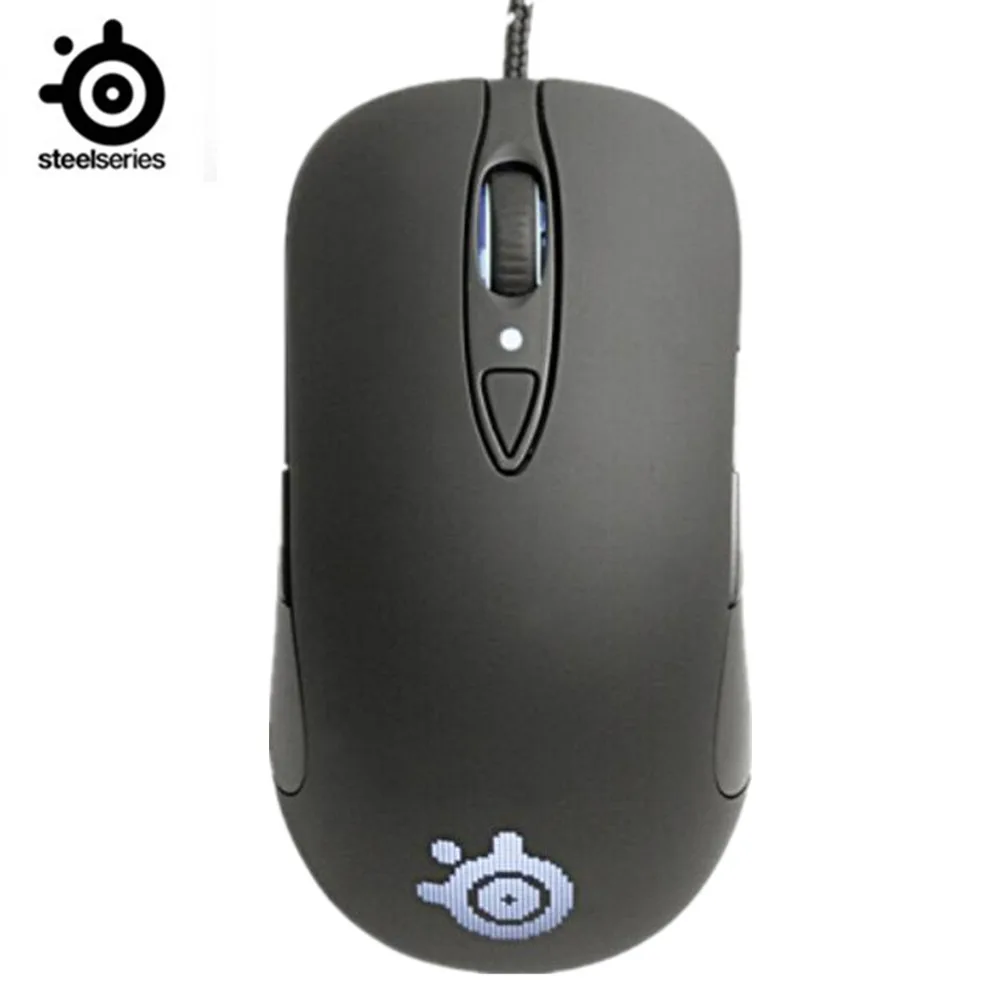 Бесплатная доставка оригинальная игровая компьютерная мышь Steelseries стальная