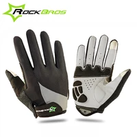 rockbros bicycle bicicleta cycling touch screen gloves breathable non slip bike cycle full finger ciclismo luvas for smartphone
