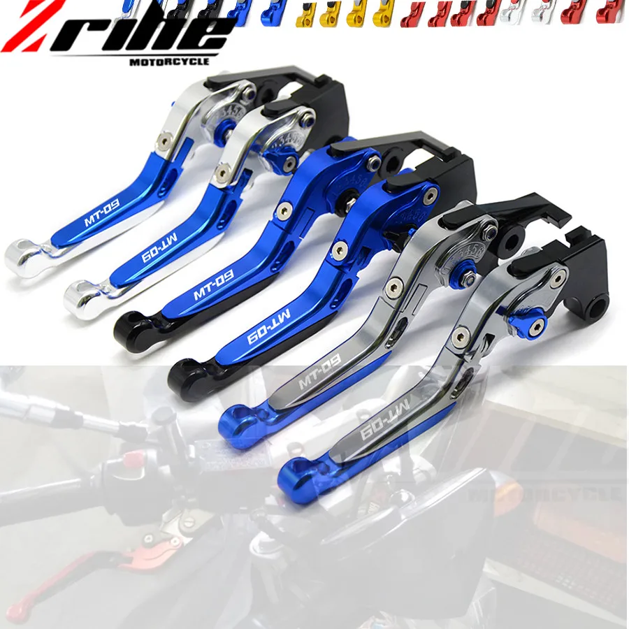 For YAMAHA MT-09 MT09 MT 09 Tracer 2014-2015 14 15 Motorcycle Accessories aluminum Folding Extendable Brake Clutch Levers | Автомобили и