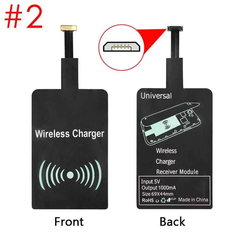 QI Wireless Charging Charger Receiver Module Pad for Micro-USB Universal Mobile New Arrival | Мобильные телефоны и