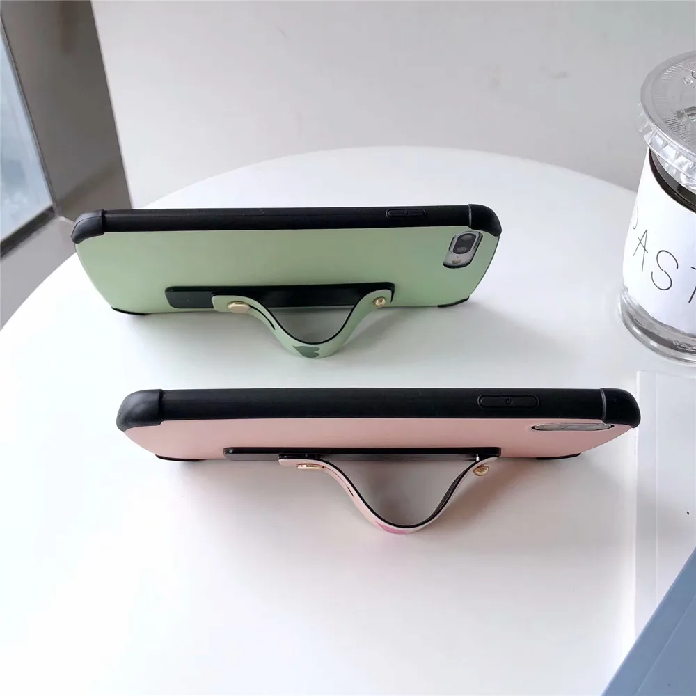Elala/милый матовый чехол ярких цветов Чехол для iphone 7 невидимый кронштейн мягкий