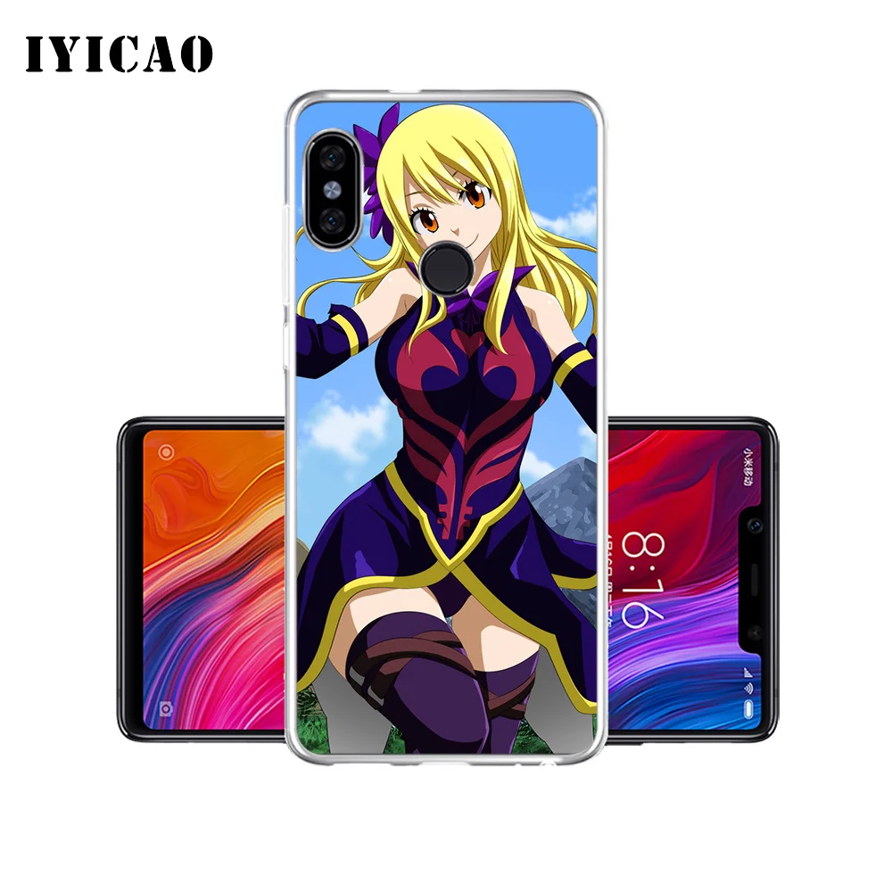 Мягкий силиконовый чехол для телефона IYICAO Lucy Heartfilia Fairy Tail Xiaomi Mi 9 8 SE 6 A1 A2 Lite F1 MIX2S MIX3