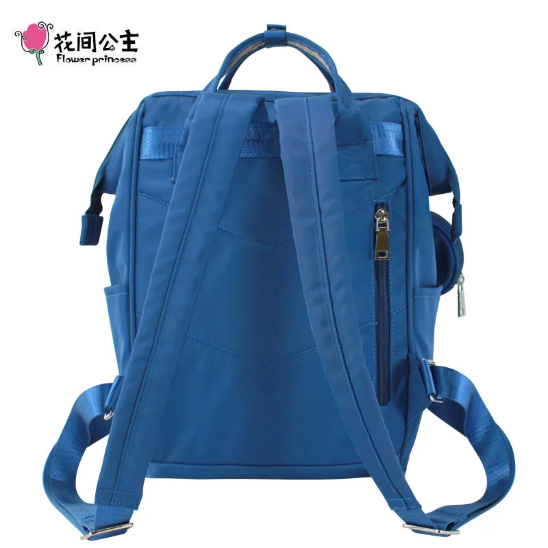 Женский рюкзак с цветочной вышивкой нейлоновый школьный для ноутбука отделением