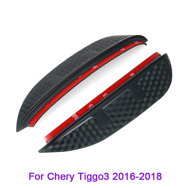 

Car Styling Rearview Mirror Rain Cover Sticker Shade Rainproof Blade Cover For MG GS 2015-2018 Chery Tiggo 3 2014-2018