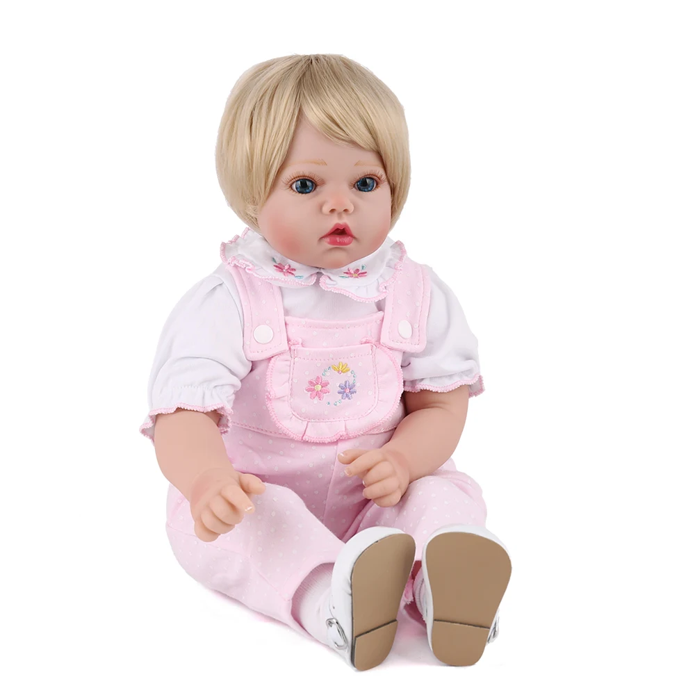 Кукла реборн силиконовая Реалистичная 55 см 22 дюйма|reborn baby doll|silicone reborn dollsbebe |