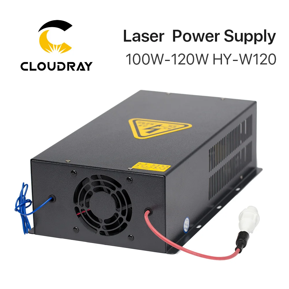 Cloudray 100-120 Вт CO2 лазерный источник питания для CO2 лазерной гравировки резки HY-W120 T/W серии