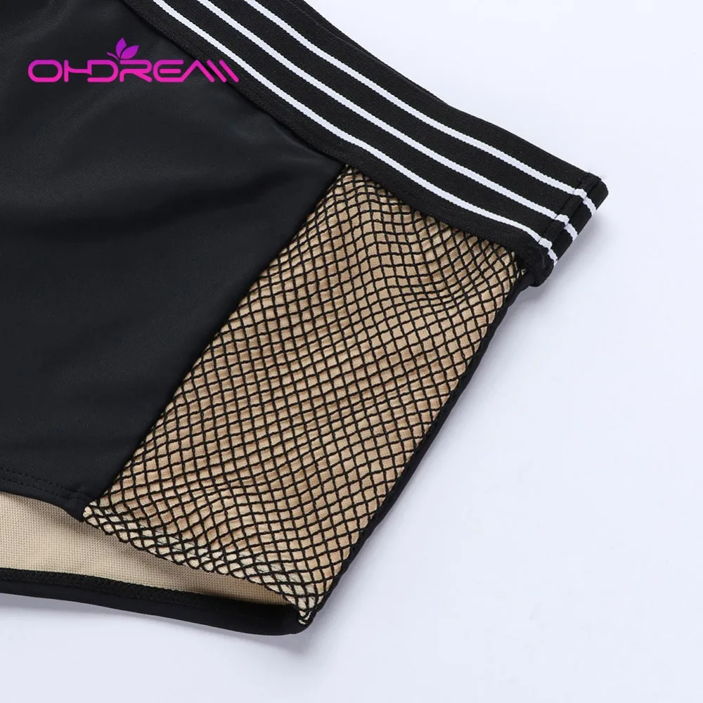 OHDREAM queen размер женский комплект бикини из двух частей купальник с замочной