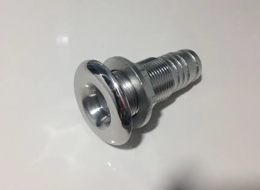 

MARINE BOAT THRU HULL FITTING CONNECTOR STAINLESS STEEL 1/2