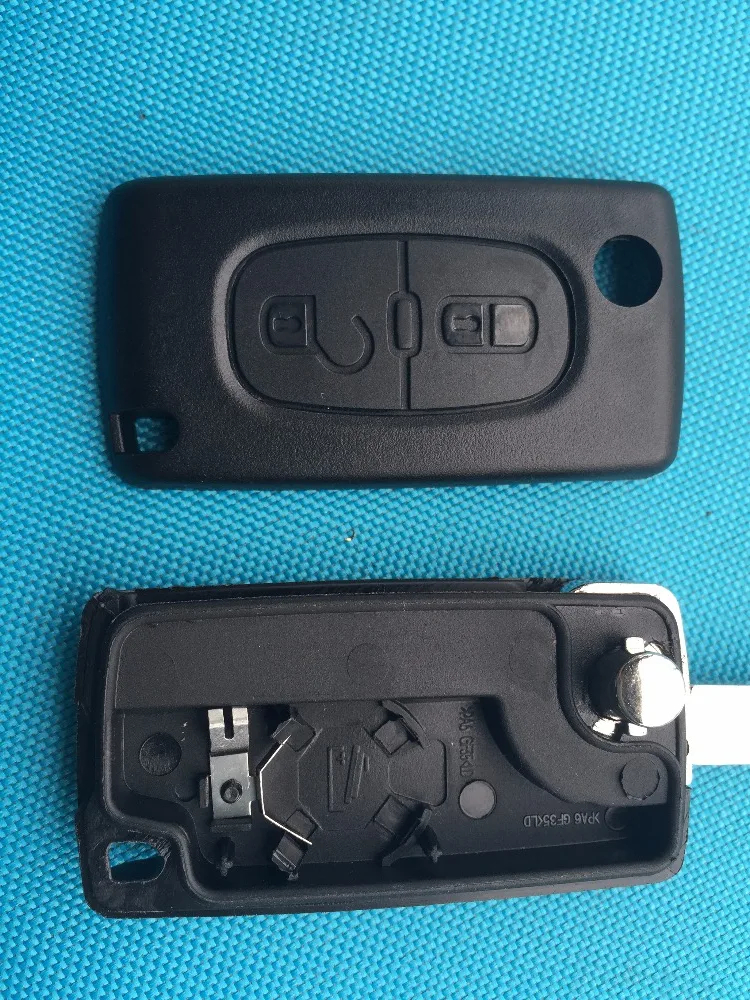 1 шт. раскладной чехол для автомобильного ключа с дистанционным управлением Peugeot