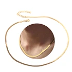 Новинка 2019, Женское Ожерелье-цепочка, простое модное Стильное ожерелье до ключиц, ожерелье-чокер, ошейник для мужчин и женщин, ювелирное изделие в подарок
