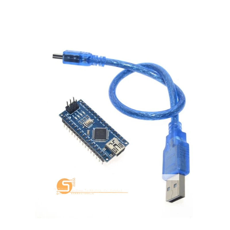 Для arduino Nano V3.0 контроллер ATMEGA328P ATMEGA328 CH340+ USB кабель