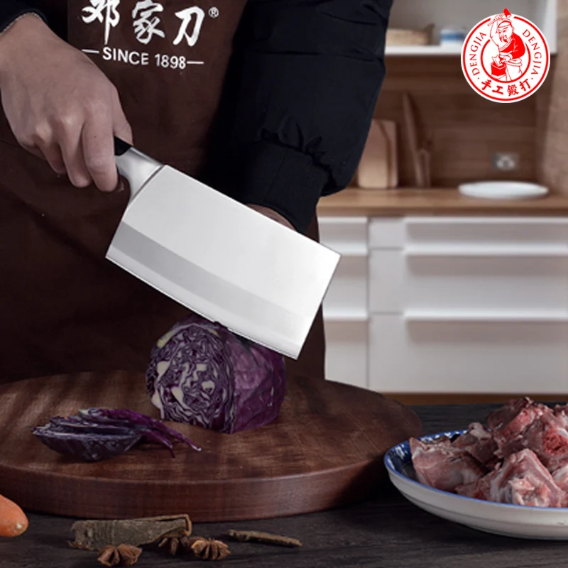 DENGJIA Ручная ковка набор кухонных ножей многоцелевой нож острый и прочный нож для мяса поварские ножи Набор ножей для нарезки