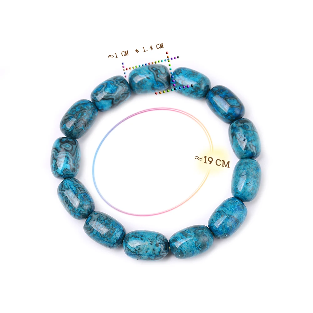 Original Natural Stone Bracelet Healing Crystal Women Men Fashion Reiki Beads Power Bucket Fine Jewelry Prayer | Украшения и