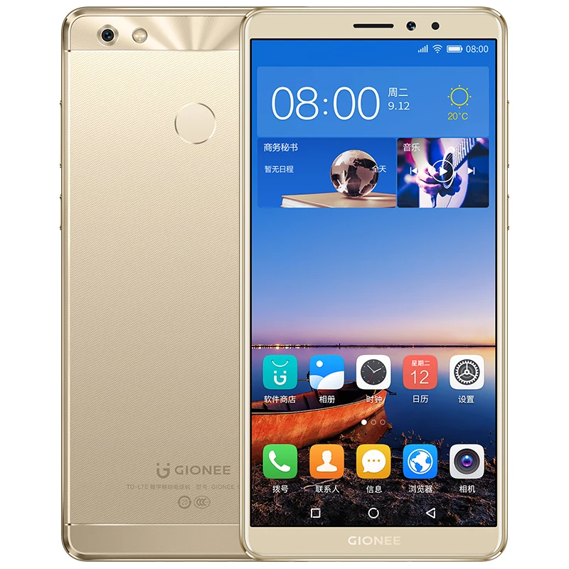 Оригинальный мобильный телефон Gionee M7 с глобальной прошивкой Android 7 1