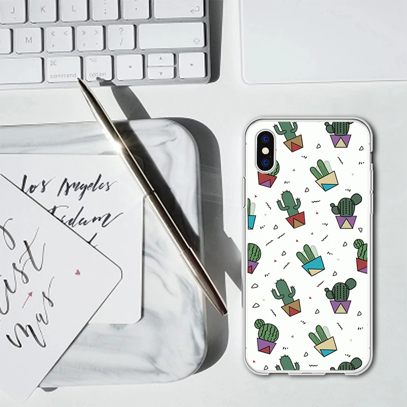 Чехол для iPhone 6 6S X XR MAX 8 7 5 Plus с цветочным рисунком|Бамперы| |