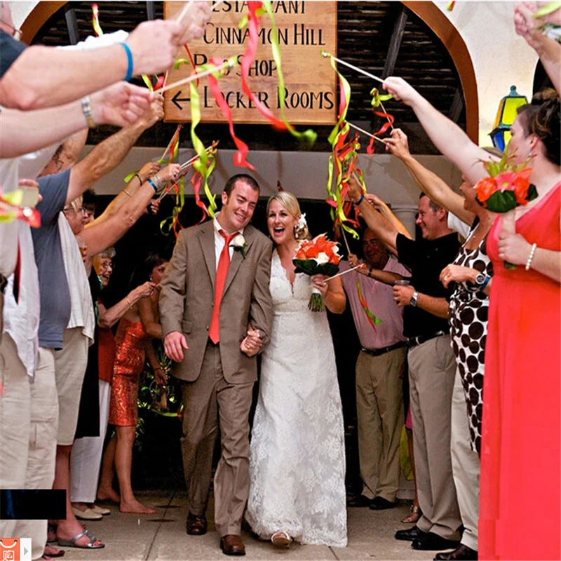 Мягкая кружевная Свадебная конфетти 3 цвета тройная волна с колокольчиками