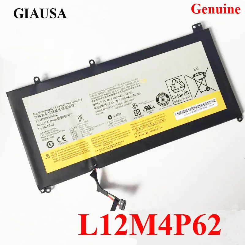 7,4 V 52WH L12M4P62 для LENOVO Ideapad U430 L12L4P62 батарея U530 сенсорный длинный кабель