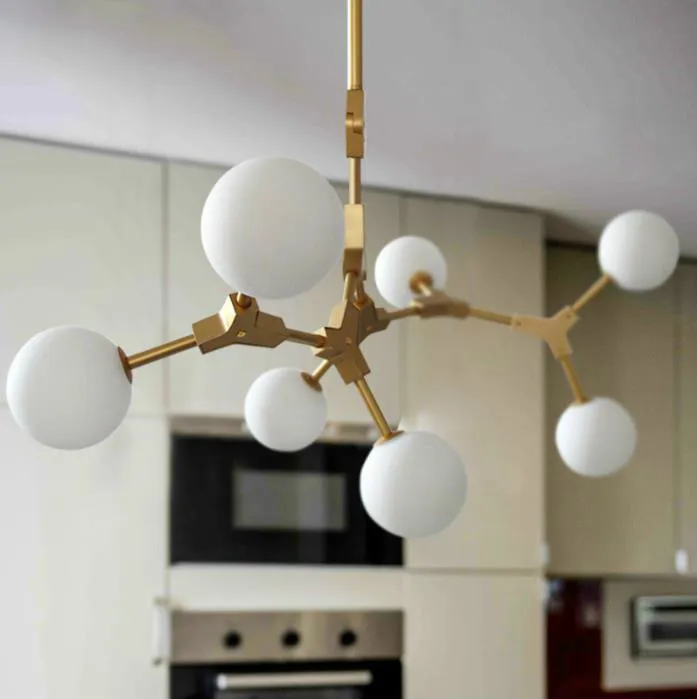 Nordic Living Room pendant lamp American Art Restaurant Bar Counter Bedroom Iron Tree Stick Magic Pigeon Pendant Light