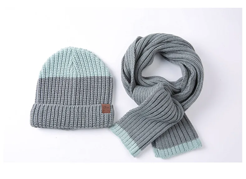 Детская вязаная шапка, зимний теплый шарф, 2 комплекта, шапка для девочек 1-4 лет