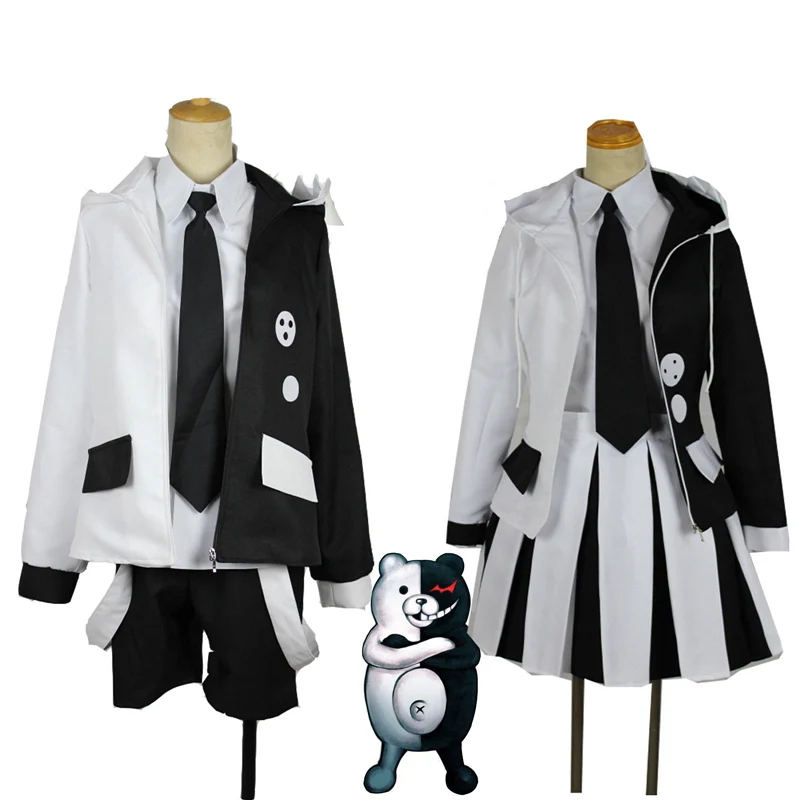 Высокое качество Danganronpa 2 конец Хоуп колледж хладнокровный Косплей Монокума костюм