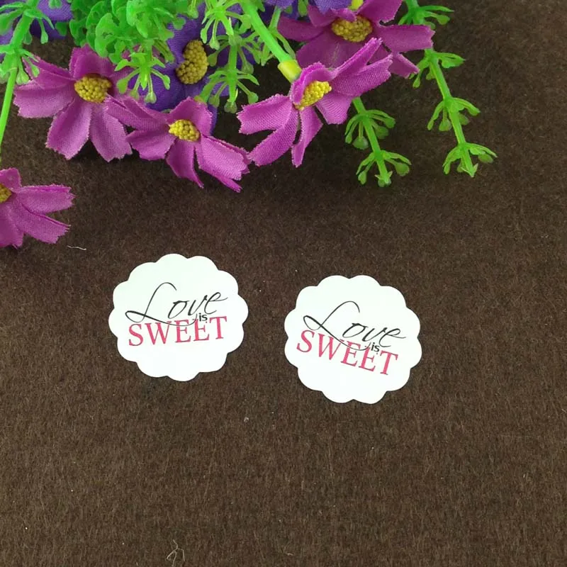 5000 шт./лот 3 см печать LUVE SWEET кружевная бумага клейкие этикетки уплотнительные