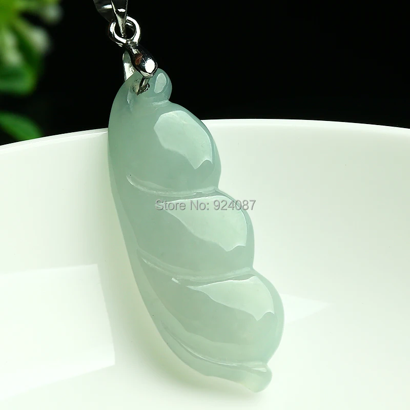 Кулон из серебра 925 пробы с инкрустированным нефритовым буддой подлинный