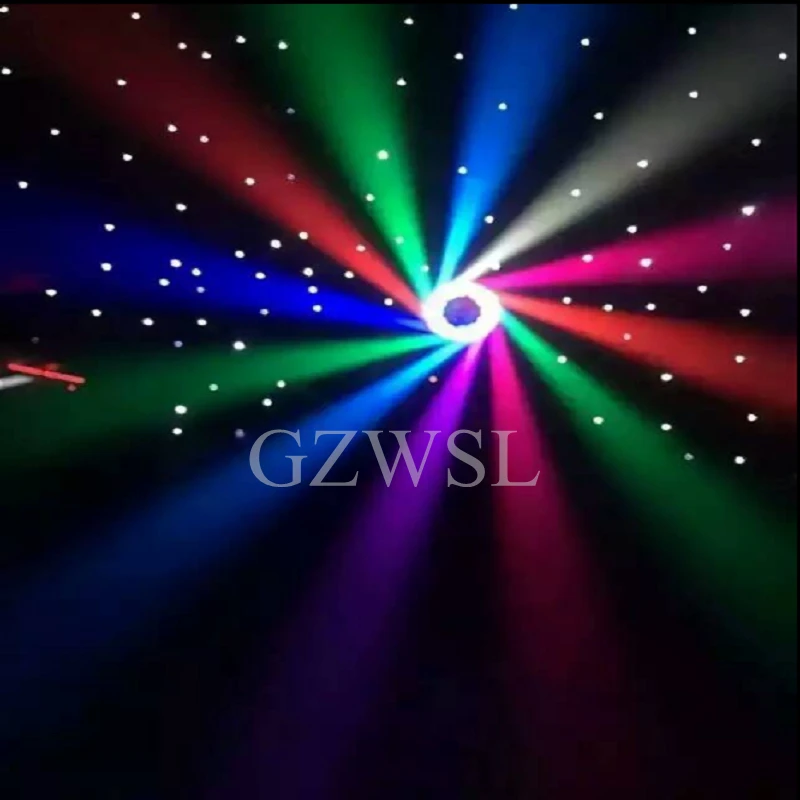Диско светильник s для вечеринки 19x15 Вт RGBW 4 в 1 светодиодный движущийся с