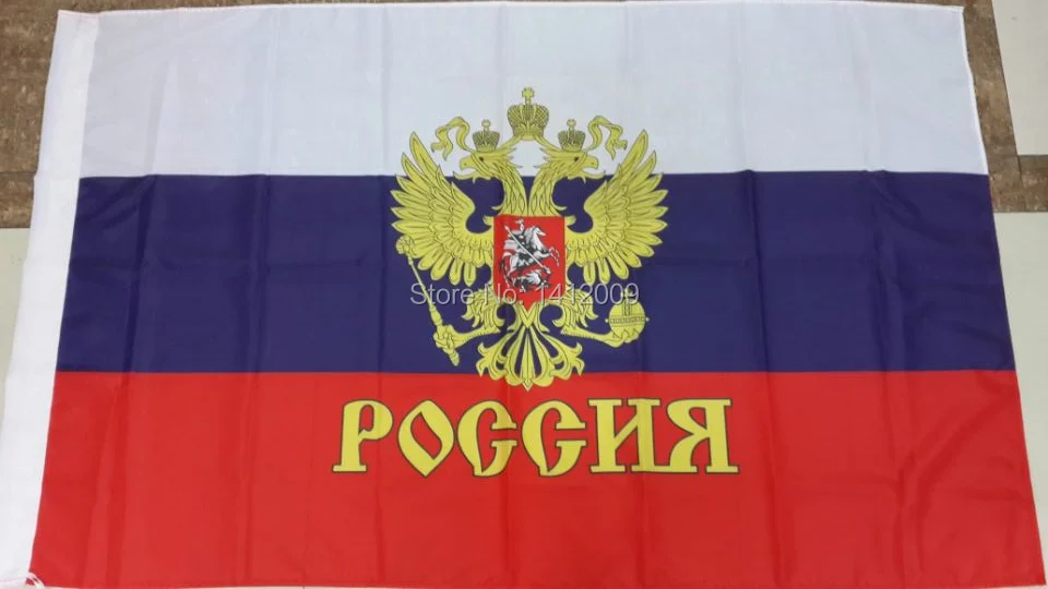 Бесплатная доставка 90*150 см висящий российский флаг славянский Национальный