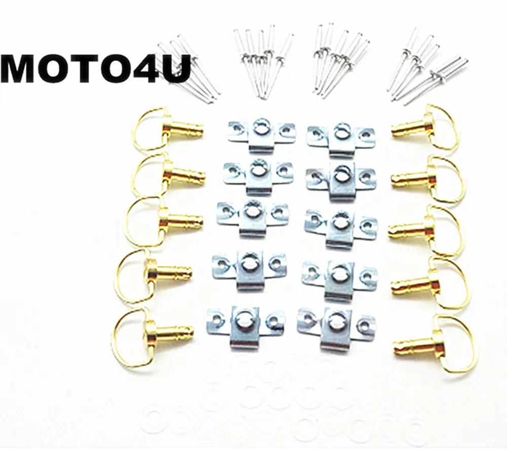 Крепежные быстросъемные детали для мотоцикла 1/4 Обтекатели поворотных гонок