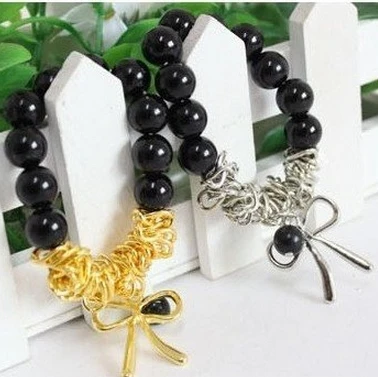 Новые модные браслеты с жемчужными бабочками на цепочке для осени/осени Женские