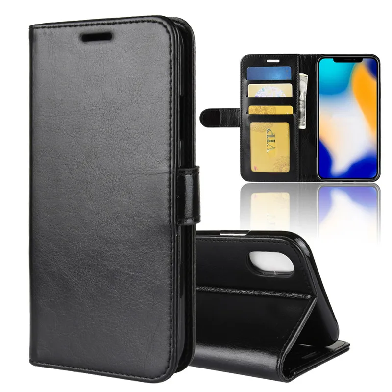 For Apple iPhone 9 Plus Wallet PU Leather Case iPhone9 Luxury Flip Phone Cover Coque with Card Slot |