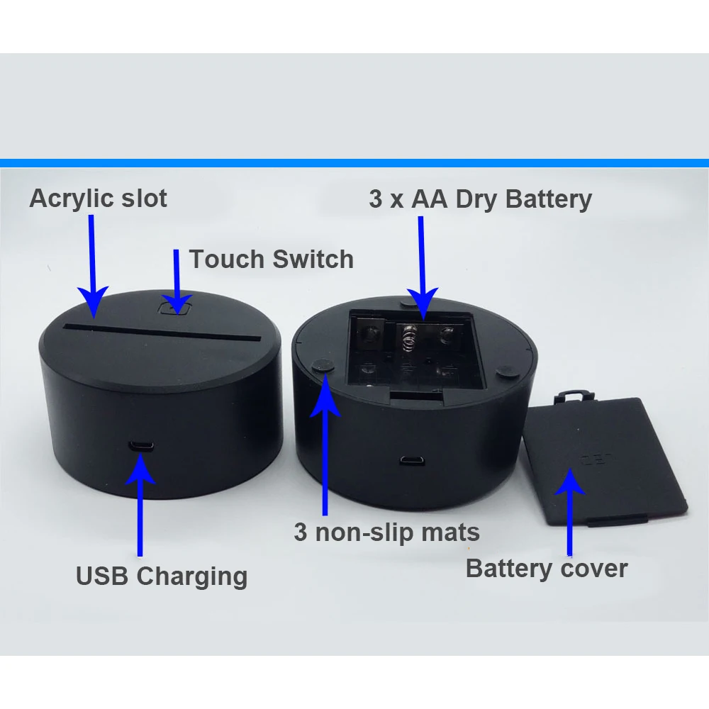 Земной самолет модель 8 цветов Изменение светодиодный 3d ночник сенсорный пульт