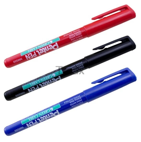3 шт./лот японский маркер Pentel NMS50 промышленный масляная ручка 1 0 м