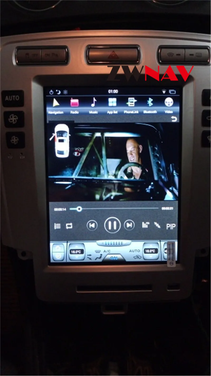 ZWNVA Тесла стиль экран Android 7,1 Автомобильный плеер gps навигация Радио экран для Ford Mondeo MK4 2007-2012