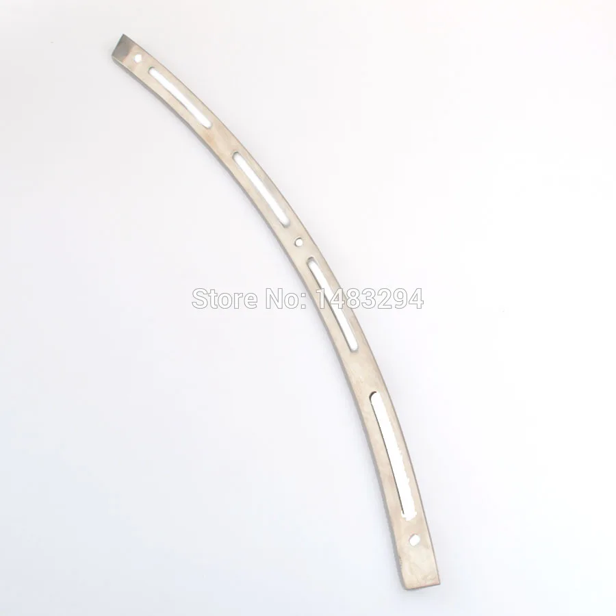 Хромированная шлицевая накладка летучая мышь + черное волнистое ветровое стекло