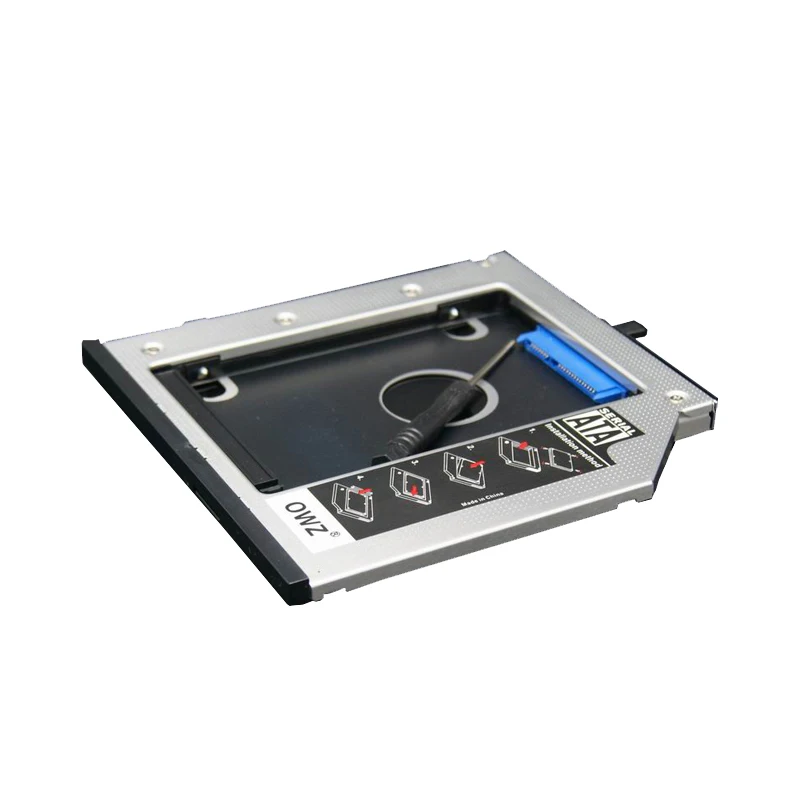 WZSM Новый 2nd SATA HDD SSD жесткий диск Caddy 9 5 мм для Lenovo Thinkpad T400 T400S T410 T410i T410S T420S T430S T500