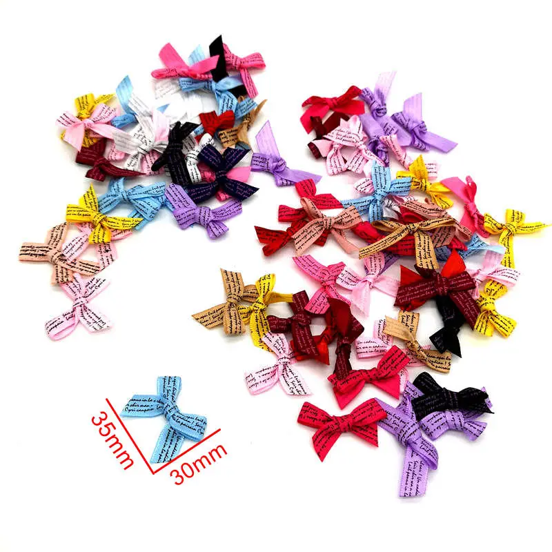 50 шт./партия галстук-бабочка из полиэстера