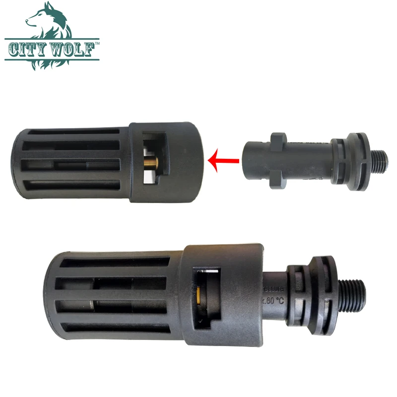 City Wolf мойка высокого давления G 1/4 &quotbayonet пластиковый адаптер для Karcher K серии