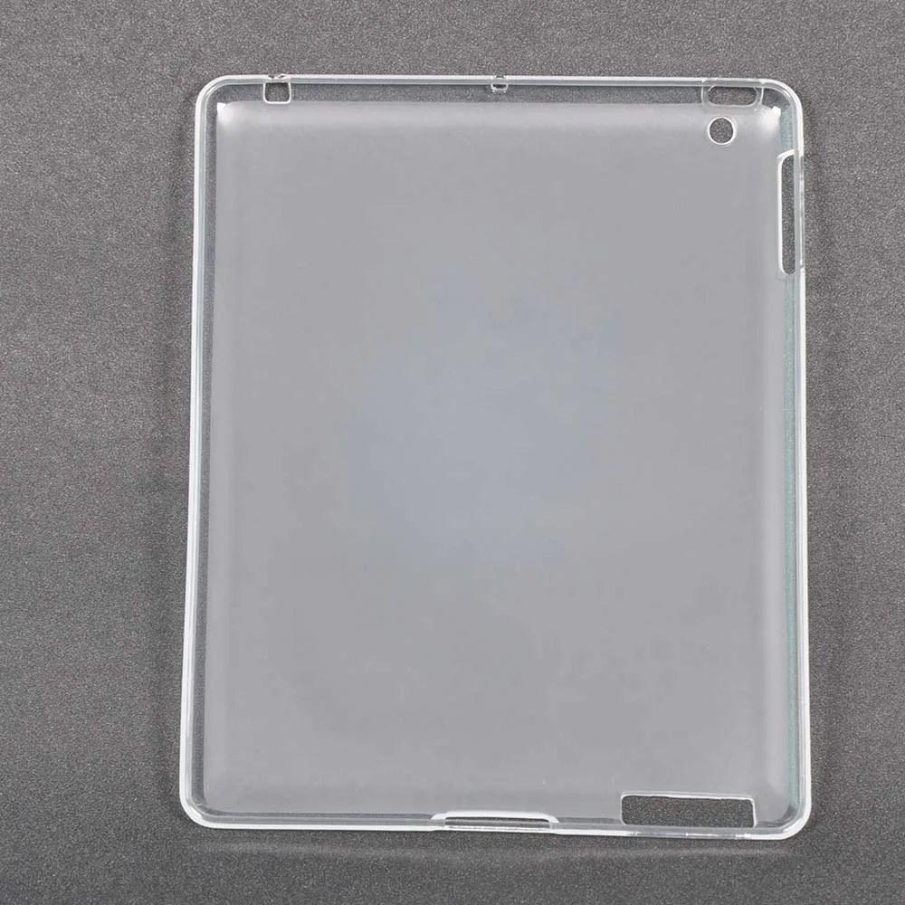 Мягкая полупрозрачная задняя крышка из ТПУ для Apple IPad 2 3 4 Чехол Funda 5 Air 9 7 дюймов