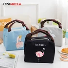 Сумка для детских бутылочек с термоизоляцией, портативная, водонепроницаемая, с рисунком фламинго, CL5279