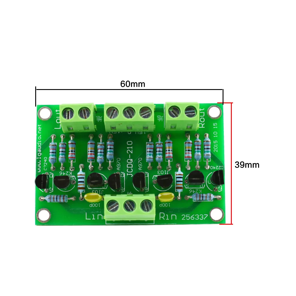 GHXAMP Preamplifier Buffer Preamp 2SK246/2SJ103 C2240/A970 For CD Player Amplifier Use