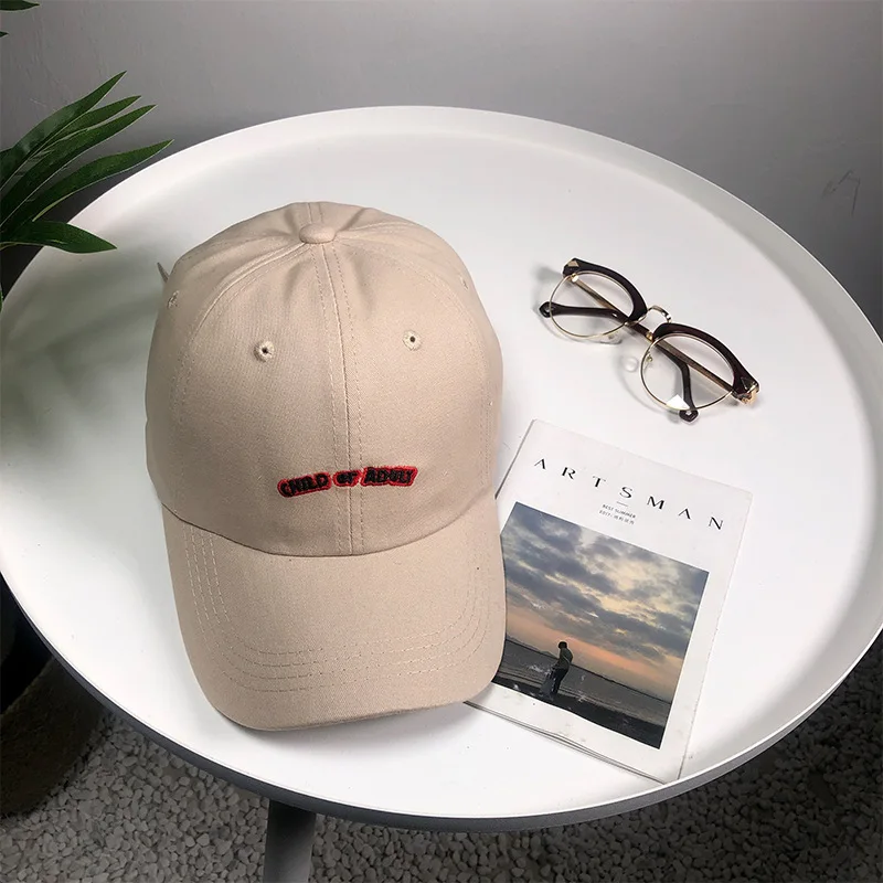 Весенняя новинка Корейская бейсболка с вышитыми буквами версия дикого мягкого