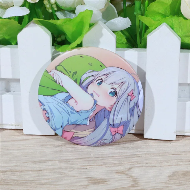 FFFPIN 5,8 см большая брошь учитель Izumi Sagiri нагрудник Япония Аниме ТВ игра значок для девушки булавка монета значок ткань украшение для рюкзака - Цвет: Model D
