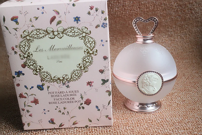 Изысканный Подарок Французский Тиснением Макияж Hand Mirror Румяна Лепесток
