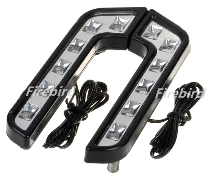 Светодиодсветодиодный водонепроницаемые дневные ходовые огни холодного белого