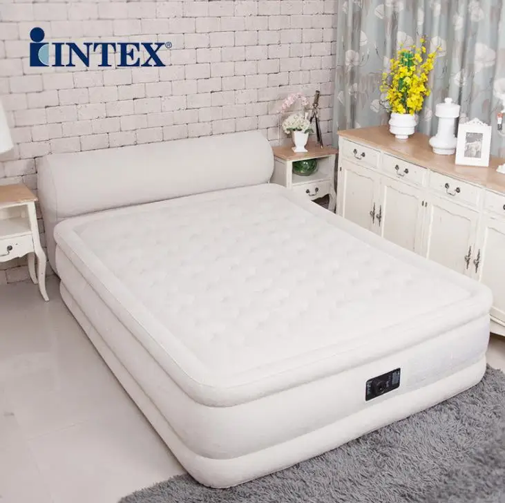 Поставка INTEX новая линия Тяговая структура надувная кровать двойной надувной